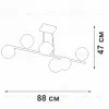 Потолочная люстра Vitaluce V2046-1/6PL V2046-1/6PL - 4