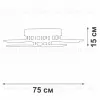 Потолочная люстра Vitaluce V3893-0/9PL V3893-0/9PL - 4