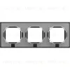 Рамка 3-ая Systeme Electric AtlasDesign Aqua Карбон ATN441003 ATN441003 - 2