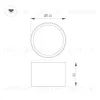 Накладной светильник Arlight SP-BISCOTTO-R140-15W Warm3300-MIX (BK, 80 deg, 230V) 054916 054916 - 3