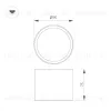 Накладной светильник Arlight SP-BISCOTTO-R90-8W Warm3300-MIX (WH-GD, 80 deg, 230V) 054912 054912 - 3