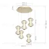 Каскадная люстра ST Luce Spine SL6136.233.01 SL6136.233.01 - 7