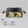 Встраиваемый светильник Maytoni Alfa Led Downlight DL043-02-10W3K-SQ-B-1 DL043-02-10W3K-SQ-B-1 - 11