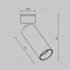 Спот Maytoni Focus Led C055CL-L12W2.7K-W-BS C055CL-L12W2.7K-W-BS - 7