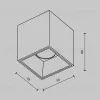 Накладной светильник Maytoni Alfa LED C064CL-5W2.7K-SQ-WB C064CL-5W2.7K-SQ-WB - 11
