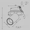 Встраиваемый спот Maytoni Focus Led C071CL-7W4K-B C071CL-7W4K-B - 12