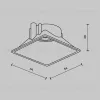 Декоративная рамка-отражатель для светильников серии Alfa LED Maytoni Downlight Ring8-10W-SQ-W Ring8-10W-SQ-W - 5