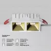 Встраиваемый светильник Maytoni Alfa LED DL043-02-10W4K-SQ-W-1 DL043-02-10W4K-SQ-W-1 - 3