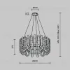 Подвесная люстра Modelux ML.6621.14 CR ML.6621.14 CR - 8