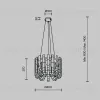 Подвесная люстра Modelux ML.6621.9 CR ML.6621.9 CR - 8