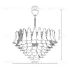 Подвесная люстра Modelux ML.6777.28P GD ML.6777.28P GD - 7