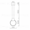 Подвесной светильник LED4U 8575 BK 8575 BK - 3