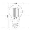 Лампа светодиодная филаментная Uniel LED-A60-7W/4000K/E27/CL GLY01TR UL-00011935 LED-A60-7W/4000K/E27/CL GLY01TR - 5