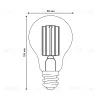 Лампа светодиодная филаментная Uniel LED-A60-5W/4000K/E27/CL GLY01TR UL-00011933 LED-A60-5W/4000K/E27/CL GLY01TR - 5
