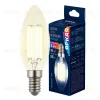 Лампа светодиодная филаментная Uniel LED-C35-4W/3000K/E14/CL GLY01TR UL-00011936 LED-C35-4W/3000K/E14/CL GLY01TR - 4