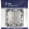 Выключатель двойной с подсветкой Эра Elegance 14-1105-16 Б0065789 Б0065789 - 6