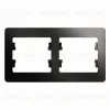 Рамка 2-ая горизонтальная Systeme Electric Glossa Антрацит GSL000702 GSL000702 - 1