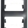 Рамка 4-ая вертикальная Systeme Electric Glossa Антрацит GSL000708 GSL000708 - 1