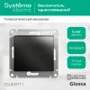 Выключатель 1-клавишный сх.1, 10AX Systeme Electric Glossa Антрацит GSL000711 GSL000711 - 2