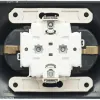 Розетка 2-ая с/з со шторками, 16А (в сборе) Systeme Electric Glossa Антрацит GSL000726 GSL000726 - 2