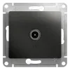 Розетка TV проходная 4DB Systeme Electric Glossa Антрацит GSL000792 GSL000792 - 1