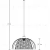 Подвесной светильник Arte Lamp Woodstock A7071SP-1BK A7071SP-1BK - 4
