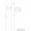 Ландшафтный светильник Arte Lamp Budapest A2360PA-3BK A2360PA-3BK - 3