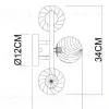 Бра Arte Lamp Etereo A5261AP-3GO A5261AP-3GO - 3