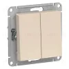 Выключатель 2-клавишный с самовозвратом, сх.5, 10АХ Systeme Electric AtlasDesign ATN000217 ATN000217 - 1