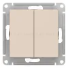 Выключатель 2-клавишный с самовозвратом, сх.5, 10АХ Systeme Electric AtlasDesign ATN000217 ATN000217 - 2