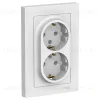 Розетка с/з двойная, 16А, в сборе Systeme Electric AtlasDesign ATN000124 ATN000124 - 1