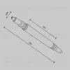 Прямой коннектор для штанговой системы Maytoni Axity CA004RC-BS CA004RC-BS - 6