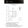 Настенный светильник Aployt Abeliya APL.343.11.08 APL.343.11.08 - 2
