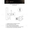 Настенный светильник Aployt Eloiza APL.341.01.06 APL.341.01.06 - 2