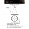 Подвесная люстра Aployt Olimp APL.045.13.50 APL.045.13.50 - 2