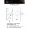 Настенный светильник Aployt Veronik APL.340.01.16 APL.340.01.16 - 2