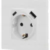 Розетка со шторками с USB type-A+C Эра 12-4108-01 Б0067752 Б0067752 - 5