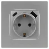 Розетка со шторками с USB type-A+C Эра 12-4108-03 Б0067716 Б0067716 - 2