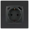Розетка со шторками с USB type-A+C Эра 12-4108-12 Б0067700 Б0067700 - 2