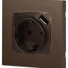 Розетка со шторками с USB type-A+C Эра 12-4108-13 Б0067757 Б0067757 - 5