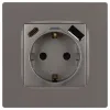 Розетка со шторками с USB type-A+C Эра 12-4108-16 Б0067762 Б0067762 - 2