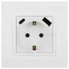 Розетка со шторками с USB type-A+C Эра Elegance 14-4108-01М Б0067710 Б0067710 - 2
