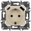 Розетка со шторками с USB type-A+C Эра Elegance 14-4108-02 Б0067725 Б0067725 - 1