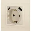 Розетка со шторками с USB type-A+C Эра Elegance 14-4108-02 Б0067725 Б0067725 - 5