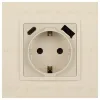 Розетка со шторками с USB type-A+C Эра Elegance 14-4108-02 Б0067725 Б0067725 - 2