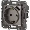 Розетка со шторками с USB type-A+C Эра Elegance 14-4108-16 Б0067695 Б0067695 - 4