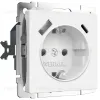 Розетка с/з со шторками и USB тип A+C Werkel W1171761 4690389213267 a069613 4690389213267 - 1