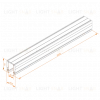 Профиль для натяжного потолка Wolta WAP-WML-TR2/01B WAP-WML-TR2/01B - 5