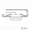Встраиваемый светильник Wolta Moderno WDL-GX53/01W WDL-GX53/01W - 4