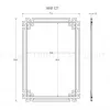 Зеркало Garda Decor KFE1270 KFE1270 - 3